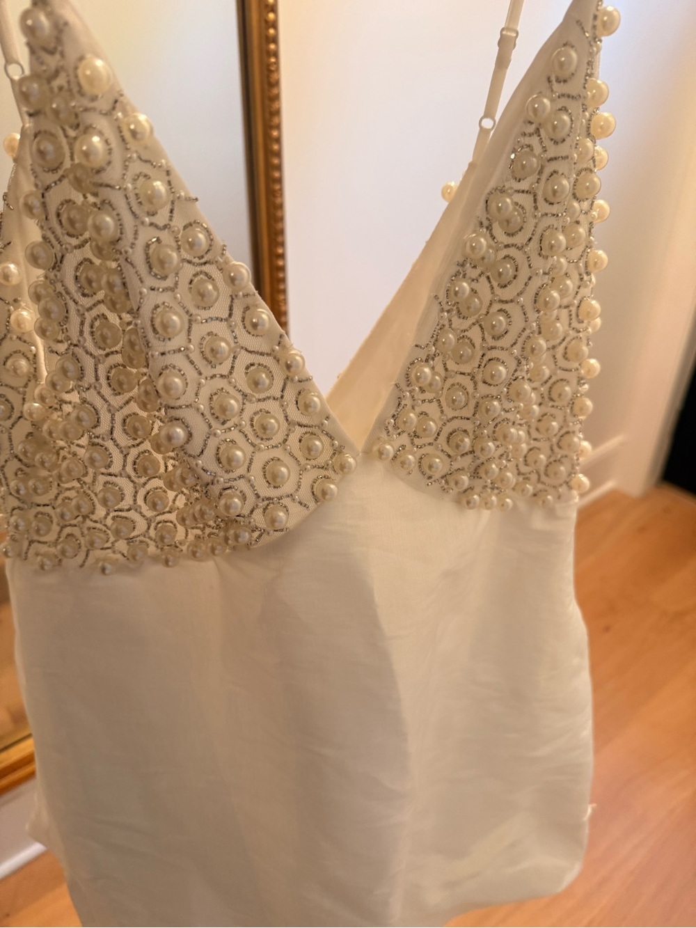 For Love And Lemons Pearly Bow Mini Dress - Picture 10 of 14